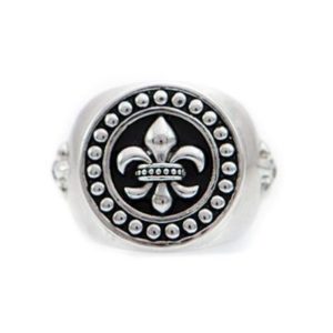 Ladies Icon Brand Stainless Steel Rebel Heritage Lys Sovereign Ring Size Medium Spenders Friend