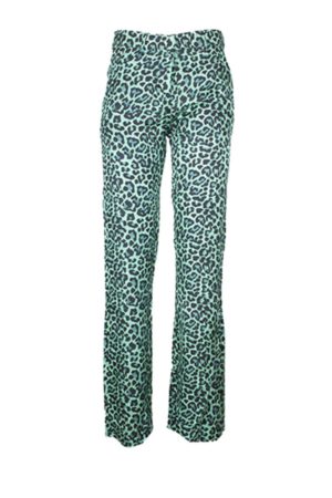 Leopard-Print Flared Trousers SpendersFriend 