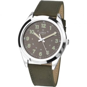 Mens Silver Coloured Day Date Watch Spenders Friend