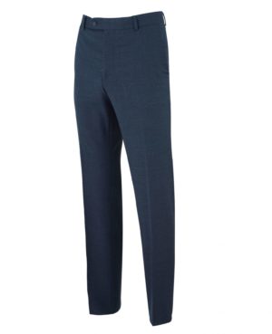 Navy Wool-Blend Tailored Suit Trousers 32" 34" SpendersFriend