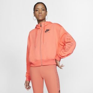 Nike Air Women's Full-Zip Fleece Hoodie - Red Spenders Friend