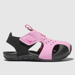 Nike Black & Pink Sunray Protect 2 Sandals Toddler SpendersFriend