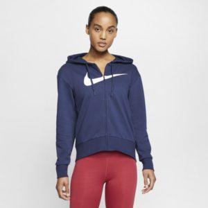 Nike Dri-Fit Get Fit Women's Full-Zip Training Hoodie - Blue Spenders Friend