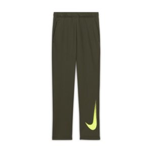 Nike Dri-Fit Older Kids' (Boys') Graphic Fleece Trousers - Olive Spenders Friend