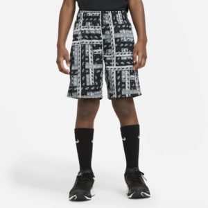Nike Dri-Fit Older Kids' (Boys') Printed Training Shorts - Grey Spenders Friend