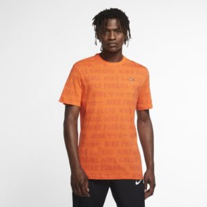 Nike F.C. Men's Printed Football T-Shirt - Orange Spenders Friend
