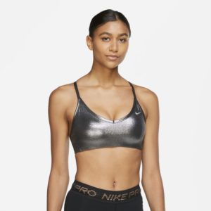 Nike Indy Icon Clash Women's Light-Support Shimmer Sports Bra - Black Spenders Friend