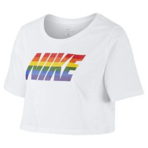 Nike Plus Size - Sportswear Betrue Women's Cropped T-Shirt - White Spenders Friend