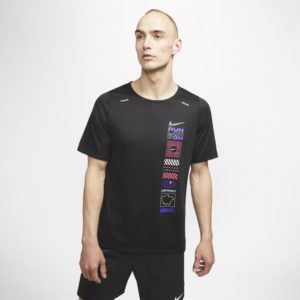 Nike Rise 365 London Men's Short-Sleeve Top - Black Spenders Friend