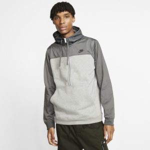 Nike Sportswear Men's Fleece 1/2-Zip Hoodie - Grey Spenders Friend