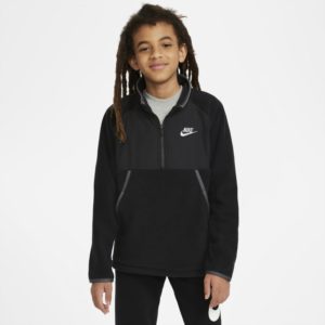 Nike Sportswear Older Kids' (Boys') 1/2-Zip Winterized Top - Black Spenders Friend