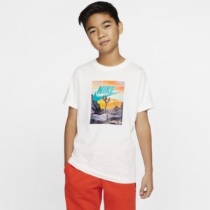 Nike Sportswear Older Kids' (Boys') T-Shirt - White Spenders Friend