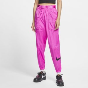 Nike Sportswear Women's Woven Swoosh Trousers - Pink Spenders Friend