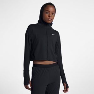 Nike Women's Full-Zip Running Hoodie - Black Spenders Friend