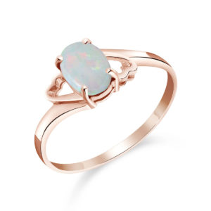 Opal Classic Desire Ring 0.45 Ct In 9ct Rose Gold SpendersFriend