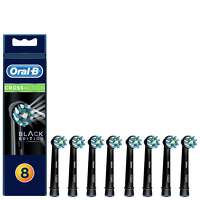 Oral-B Crossaction Replacement Heads Black 8 Pack Spenders Friend