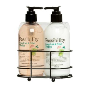Possibility Hand Wash Set In Wireholder Spenders Friend