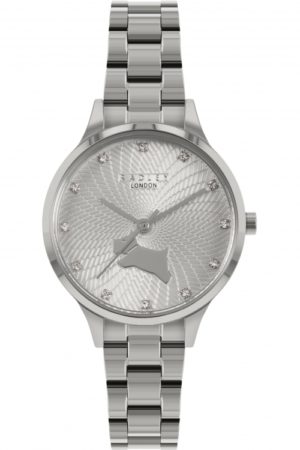 Radley Wilton Way Ladies Silver Stainless Steel Bracelet Stone Set Dial Watch Ry4517 SpendersFriend