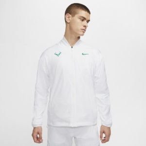 Rafa Men's Tennis Jacket - White Spenders Friend