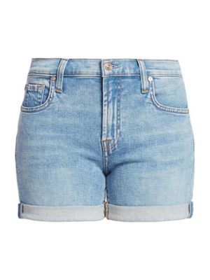 Relaxed Mid-Rise Denim Shorts Spenders Friend