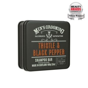 Scottish Fine Soaps Thistle & Black Pepper Shampoo Bar Spenders Friend