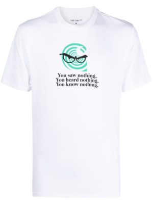 Slogan-Print T-Shirt SpendersFriend 