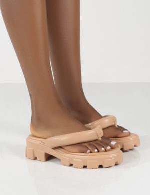 State  Chunky Sole Thong Strap Sandals