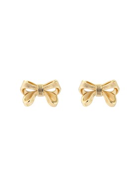 Ted Baker Gold Petite Bow Earrings Spenders Friend