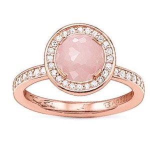 Thomas Sabo Glam And Soul Rose Gold Rose Quartz Light Of Luna Ring D loving the sales