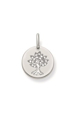 Thomas Sabo Silver Tree Coin Pendant Spenders Friend