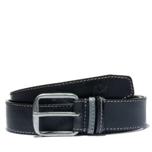 Timberland Contrast-Stitch Leather Belt For Men SpendersFriend