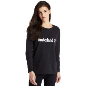 Timberland Metallic Logo Ls T-Shirt For Women SpendersFriend