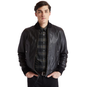 Timberland Soft Leather Jacket For Men SpendersFriend