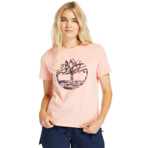 Timberland Stippled-Logo T-Shirt For Women SpendersFriend
