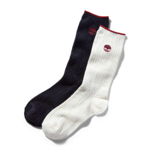 Timberland Two Pair Pack Cable Socks For Women SpendersFriend
