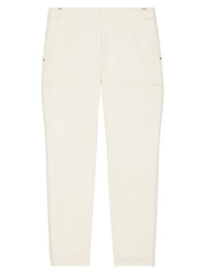 Treeca Topstitched Ankle Pants Spenders Friend