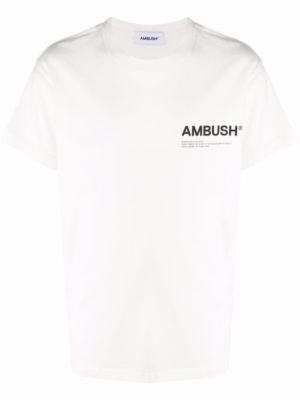 White Logo-Print T-Shirt SpendersFriend 