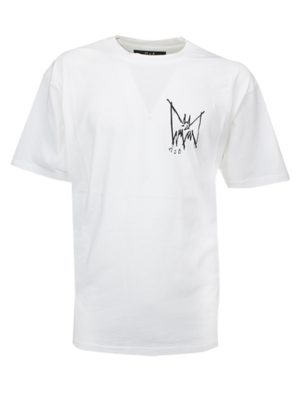 White Logo-Print T-Shirt SpendersFriend 