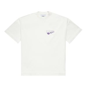 White Printed Cotton Logo T-Shirt SpendersFriend 