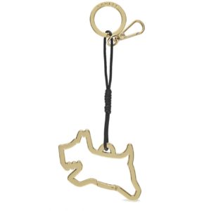 Metal Jumping Dog Leather Bag Charm Spenders Friend