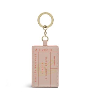 Perso Travel Ticket Leather Bag Charm Spenders Friend